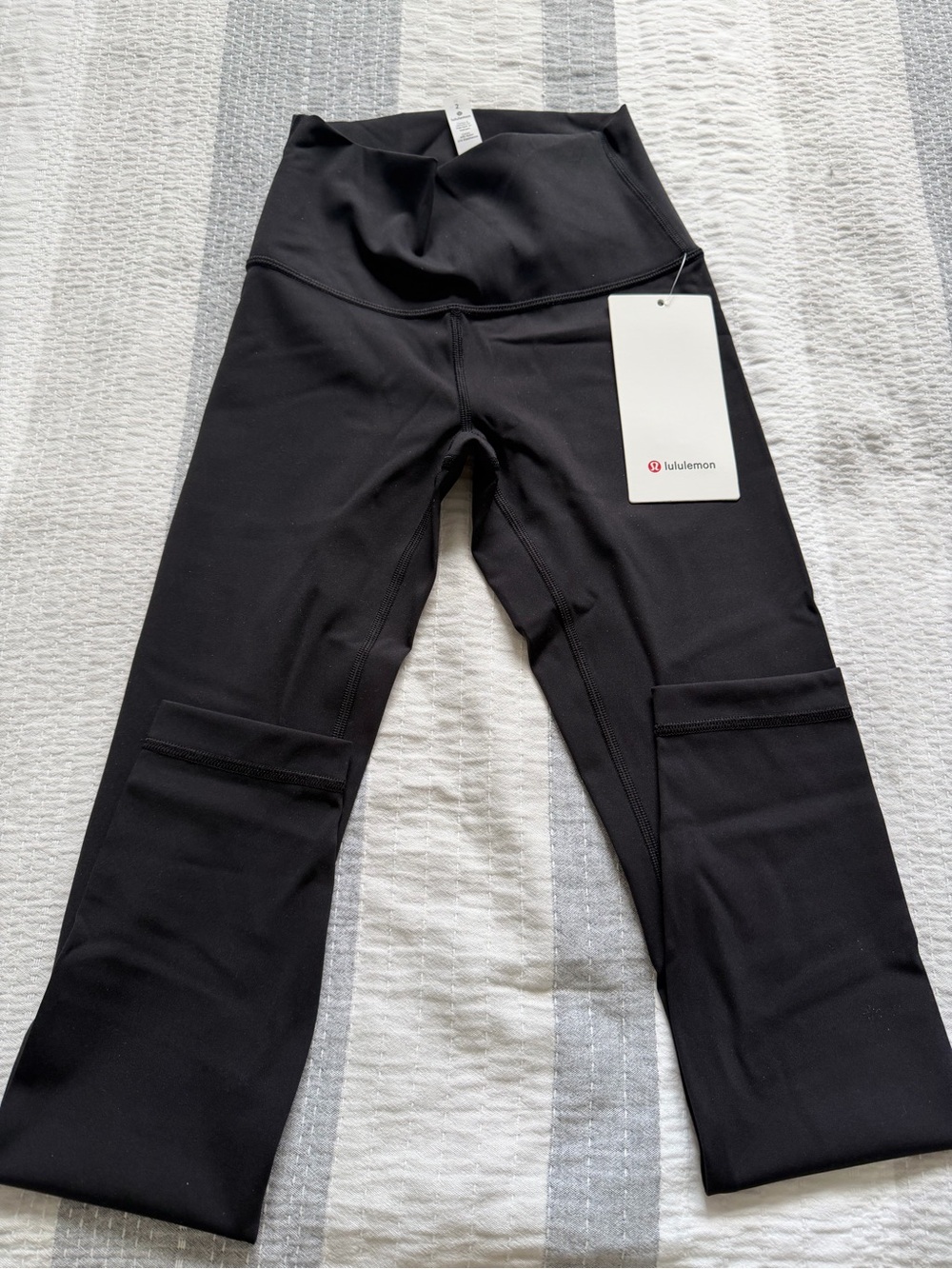 lululemon athletica Kids Black Leggings with Knee Pockets
